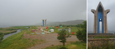 مکانیابی و فرم نامناسب یادمان شهدای دریاچه زریبار
