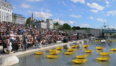 مقایسه دو پروژه معماری منظر Berges de Seine در پاریس و ساحل Lyon در کنار رود Rhone