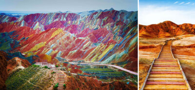 مسیر منظرین در ژئو پارک Zhangye