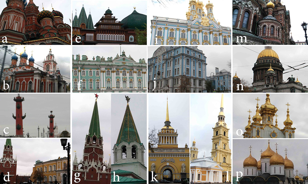 رنگ بافت تاریخی در منظر شهری مسکو و سن پترزبورگ