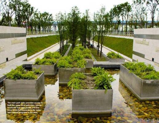 پارک و دریاچه نیلوفر آبی، نمونه ای از طراحی شهری پایدار در چین