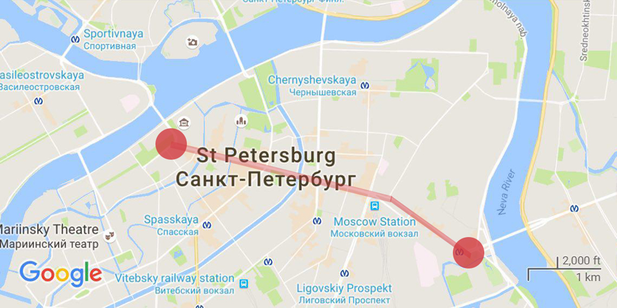 منظر محورهای اصلی شهر سن پترزبورگ؛ نمونه موردی: خیابان نوسکی پراسپکت