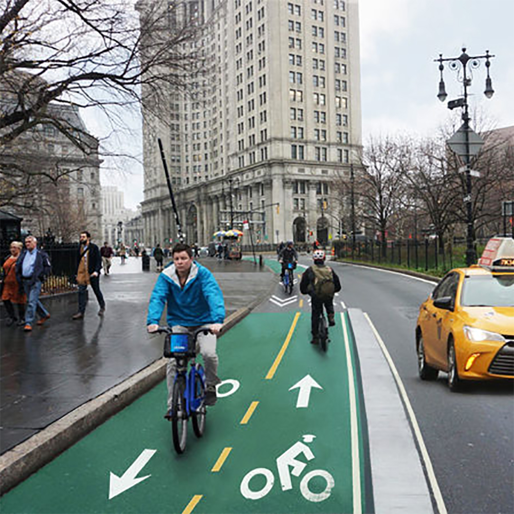 تاثیر اولین خطوط دوچرخه سواری حفاظت شده در ایالات متحده بر میزان مصدومیت کاربران