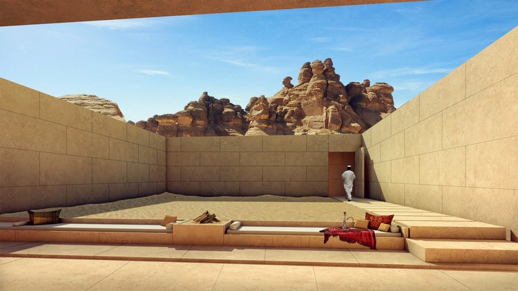 طراحی هتل سراب برای اولین سایت یونسکو در عربستان
