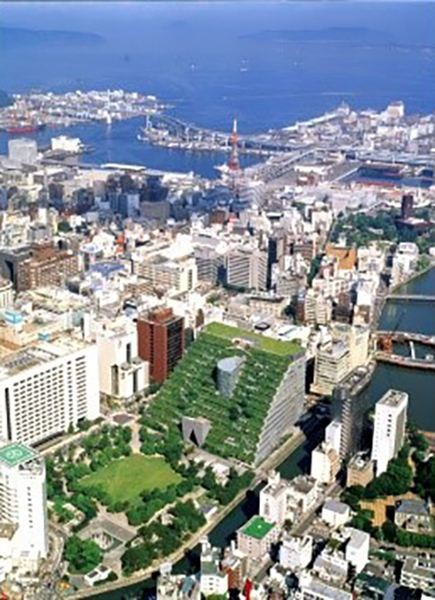 بام سبز مركز مبادلات بين ­المللی و فرهنگی فوکوئوكا ژاپن