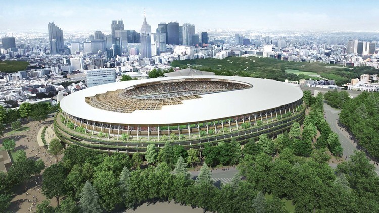 طرح کنگو کوما برای استادیوم المپیک 2020 توکیو، جایگزین طرحی از زاها حدید