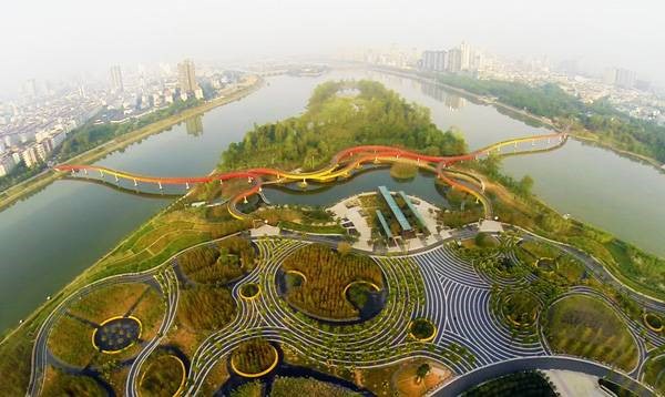 پارک Yanweizhou، باز پس گیرنده اکولوژی و محیط زیست از دست رفته