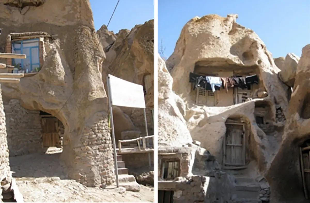 پایداری و سازگاری با محیط طبیعی در معماری منظر روستای کندوان